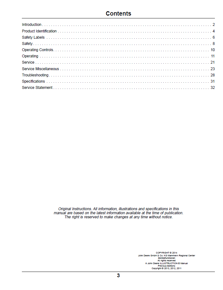 OMSAU13607 Operator Manual for John Deere Autonomous Tango E5 Mower