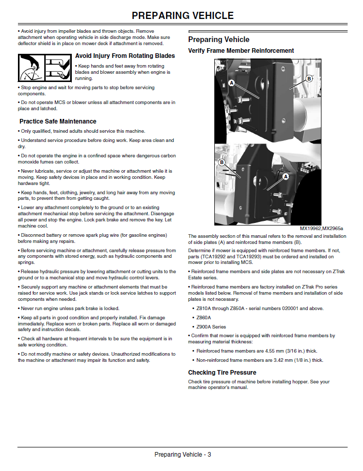 OMTCU25046 John Deere Equipment Manual for Blower & Collection System