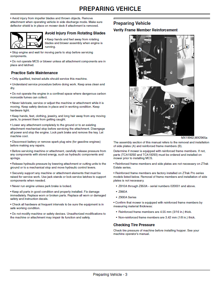 OMTCU25046 John Deere TCU25046 J9 Blower & Hopper Manual