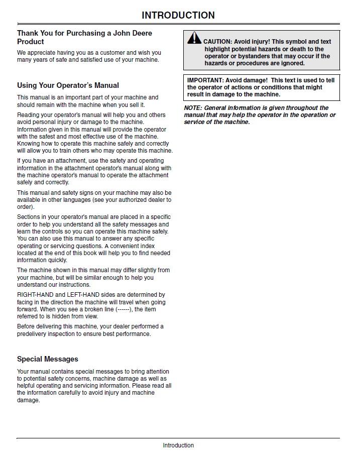 OMTCU27228: John Deere ZTrak Pro Z910A-Z970A User Manual