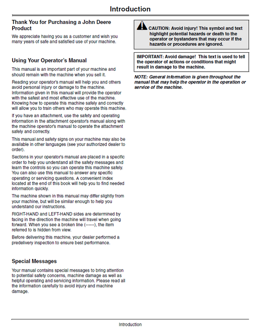OMTCU30355 John Deere ZTrak Z900 Series Operator & Service Manual