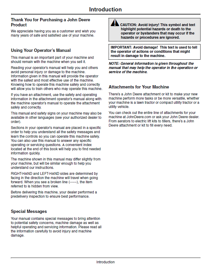 OMTCU33440: John Deere Commercial Walk-Behind Mower Guide