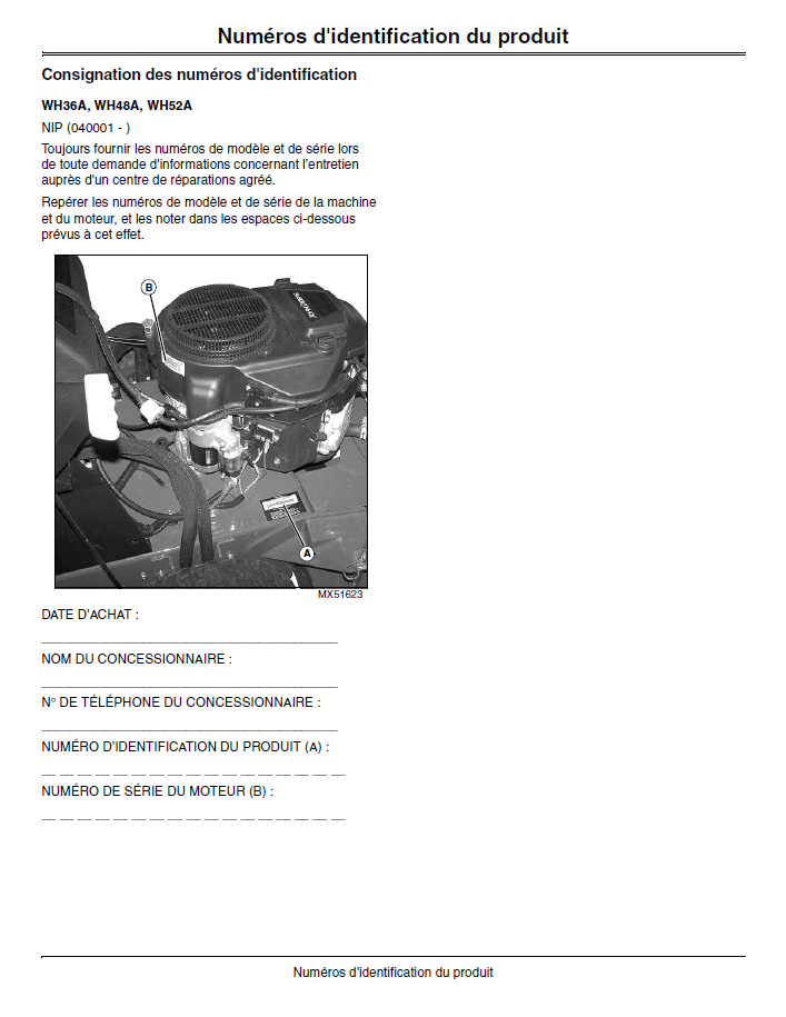 OMTCU33550: John Deere WH36A WH48A WH52A Operator Guide