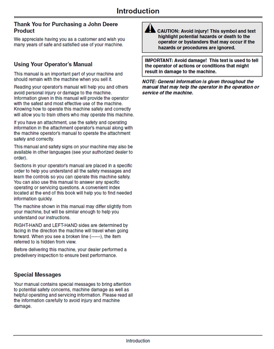 OMTCU35848: John Deere Z900 Series ZTrak Mower User Guide & Manual