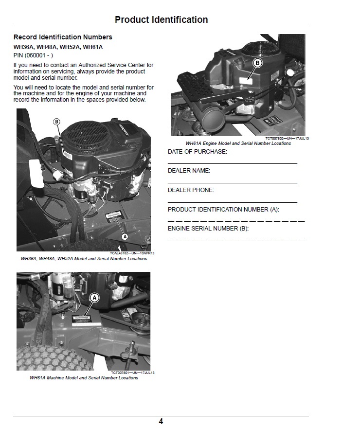OMTCU38812: John Deere WH-Series Commercial Walk-Behind Guide