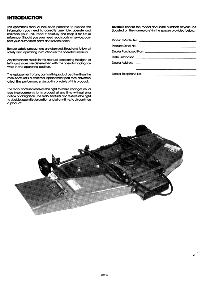 Official 42644225 PDF: New Holland Ford 42 & 48" Mower YT Tractor Manual