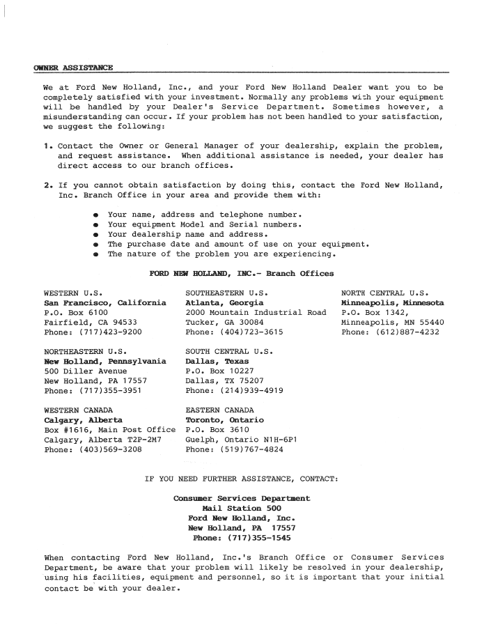 Official 42646030 PDF: New Holland Front Mounted Debris Blower CM Series Manual