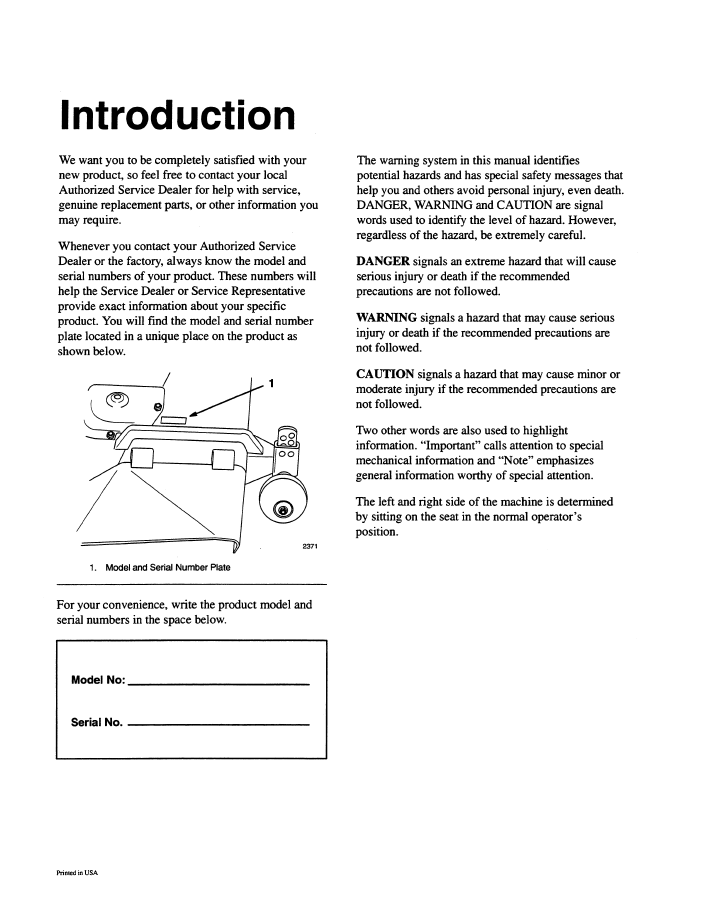 Official 42680160 PDF: New Holland 52" Mower Lawn Tractor Manual