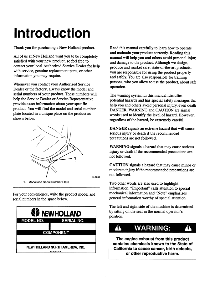 Official 42682300 PDF: New Holland GT22 Garden Tractor Manual