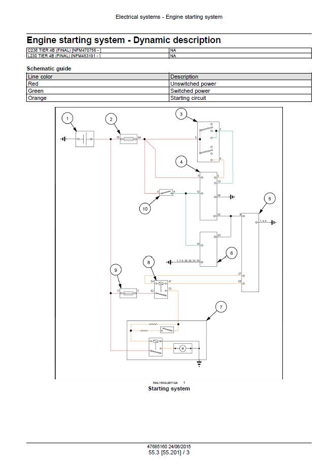 Official 47899780 Repair Manual for New Holland L230 & C238 200 Series