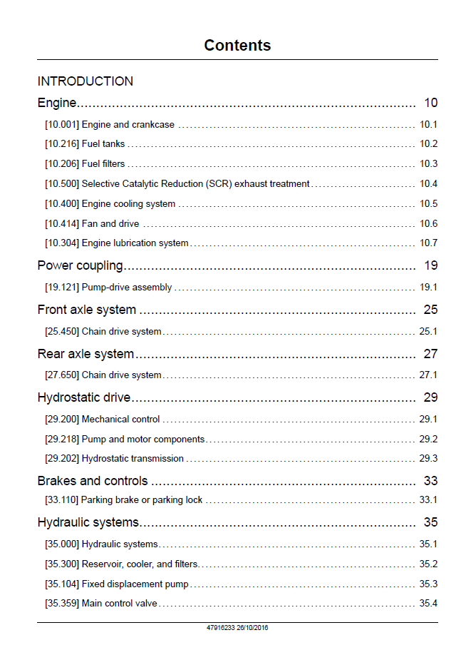 Official 47916233 Repair Manual for New Holland L234 & C238 200 Series