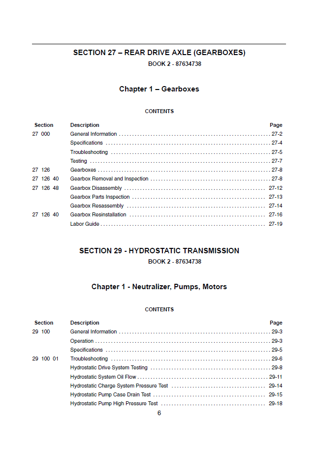 Official 87634734 Repair Manual for New Holland L160 & L170 Loaders