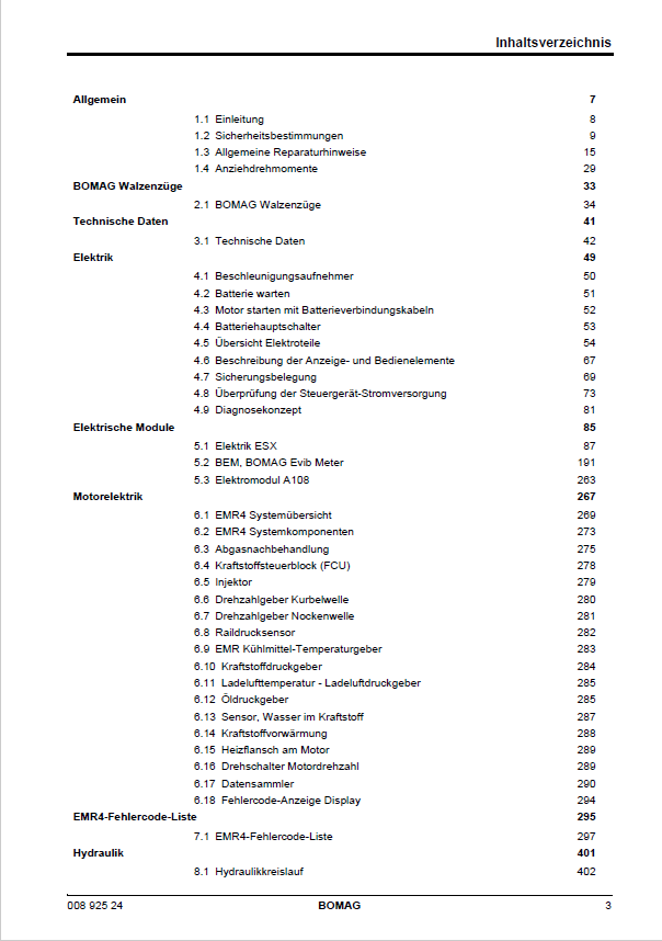 Official BOMAG BW216 DH-3 Roller Workshop & Training Guide PDF