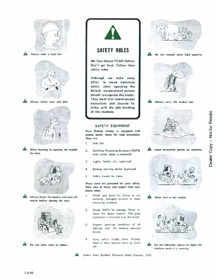 Official Bobcat 6549746 620 Loader Maintenance PDF