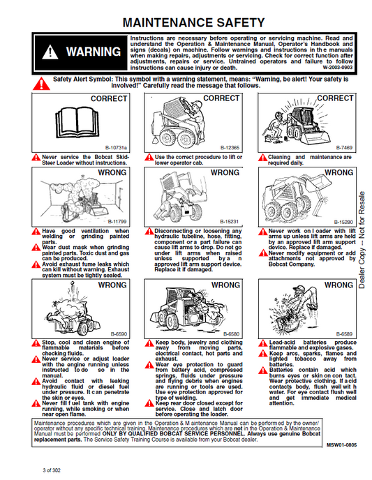 Official Bobcat 6556583 730, 731, 732 Loader Repair PDF