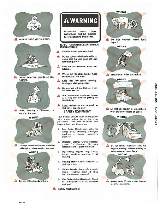 Official Bobcat 6556854 643 Loader User Guide PDF