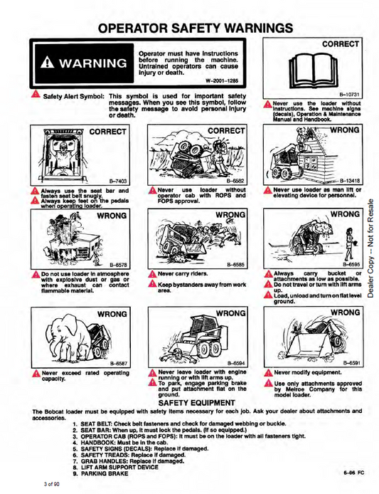 Official Bobcat 6556862 743 Loader Maintenance PDF