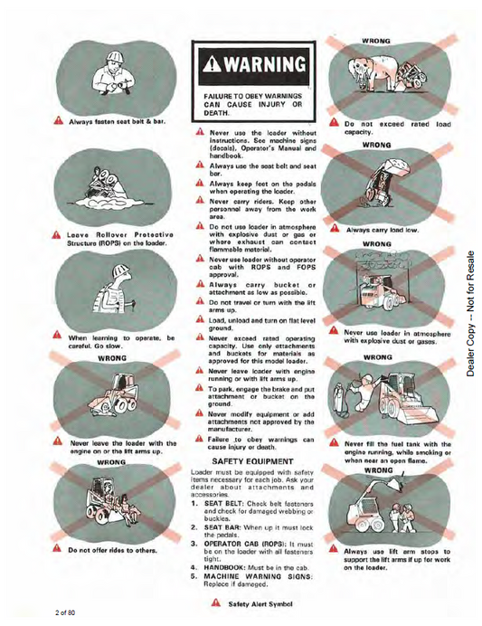 Official Bobcat 6566282 540 Loader Operation PDF