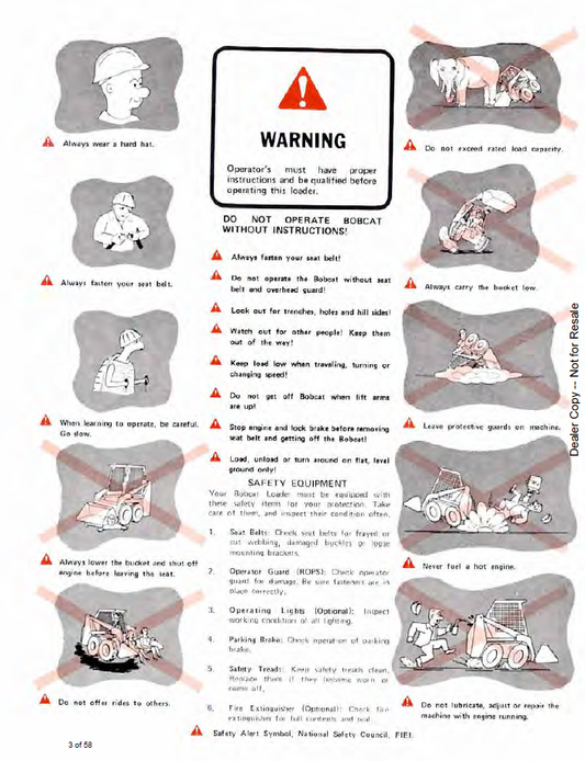 Official Bobcat Clark 6556328 732 Loader User Guide PDF