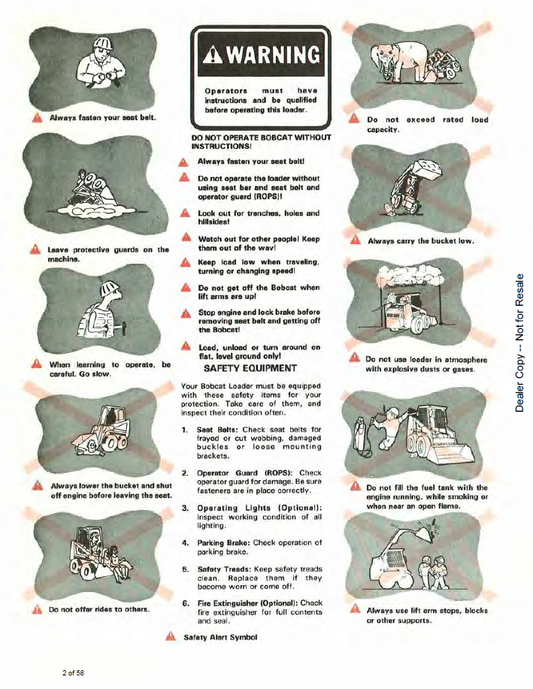 Official Bobcat Clark 6556536 631 Loader User Guide PDF