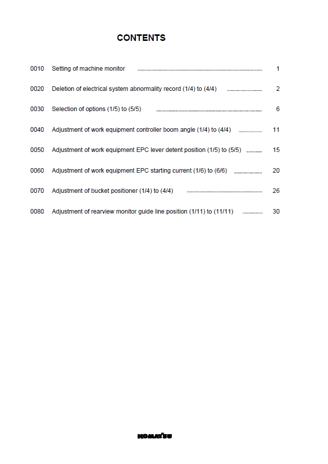 Official GEN00136-00 Komatsu WA380-8 Repair & Service Manual