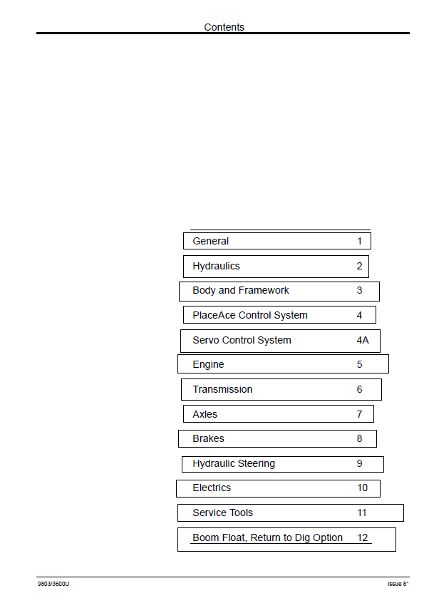 Official JCB 500 Series Workshop Manual PDF | 9803/3600U Service Guide