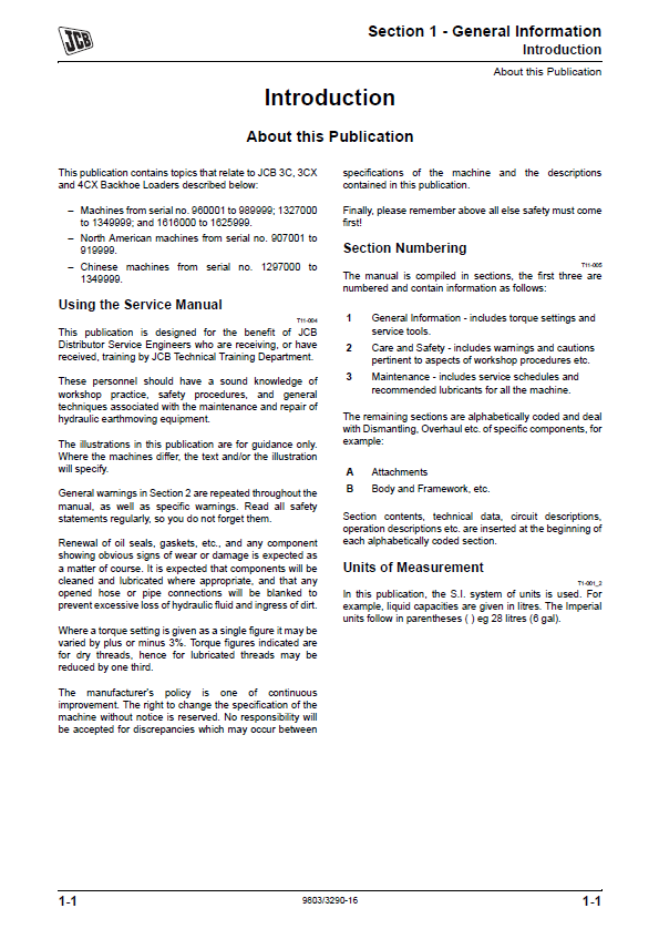 Official JCB Backhoe Loader Service Manual & Repair Guide (PDF)