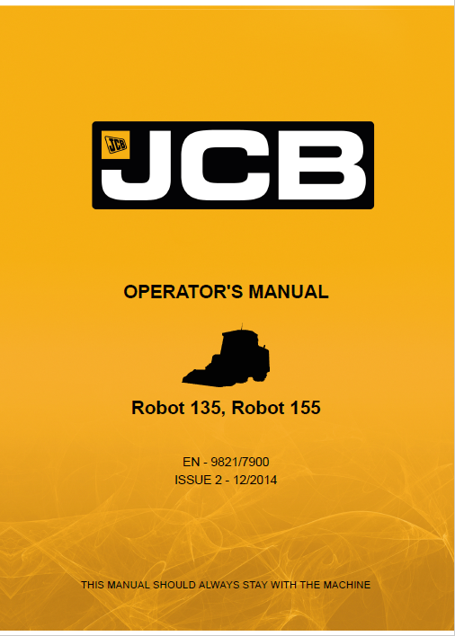Official JCB Robot 135 & 155 Operator Manual PDF