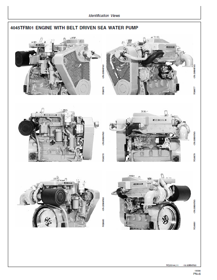 Official John Deere 4039, 4045 & 6068 Marine Engine Guide (OMRG20144)