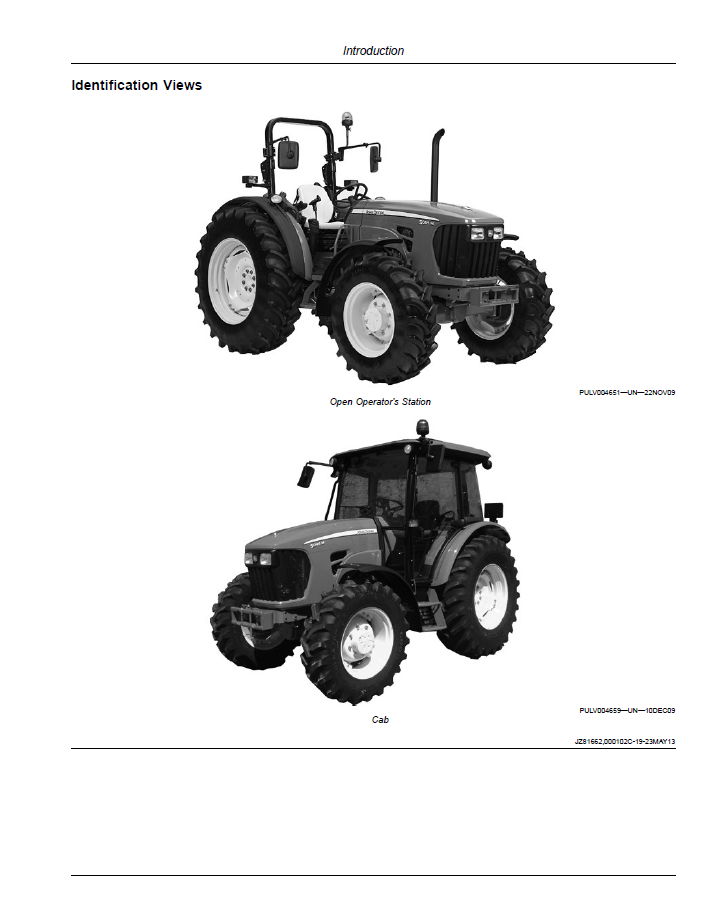 Official John Deere 5085M/5095M/5105M Stage IIIA Tractor Guide (OMSU47644)