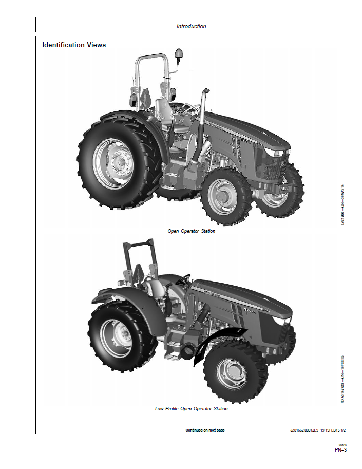 Official John Deere 5085M/5100M/5115M Final Tier 4 Guide (OMSU43612)