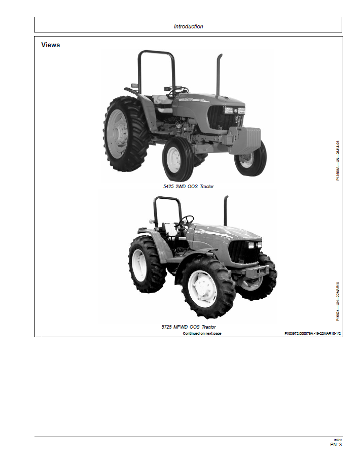Official John Deere 5425/5625/5725 Orchard & HC Tractor Guide (OMSU21580)