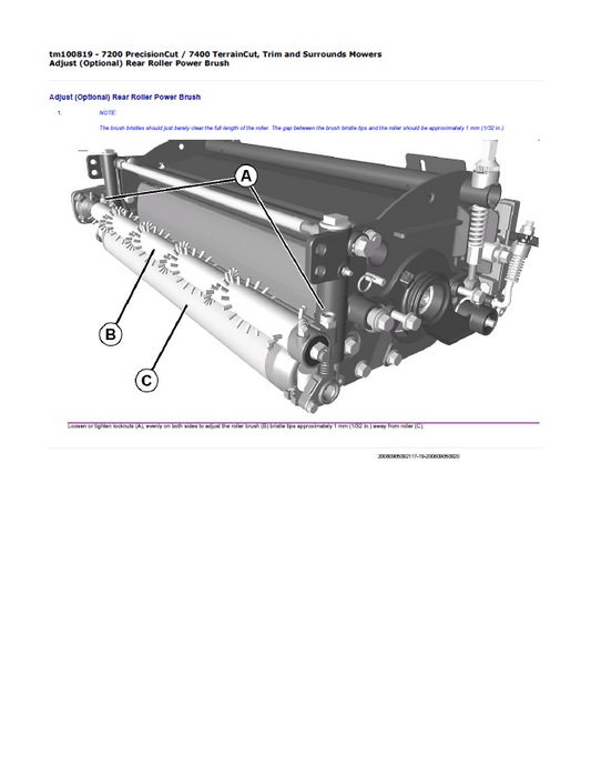 Official John Deere 7200 Surrounding Mower Technical Manual (TM100819)