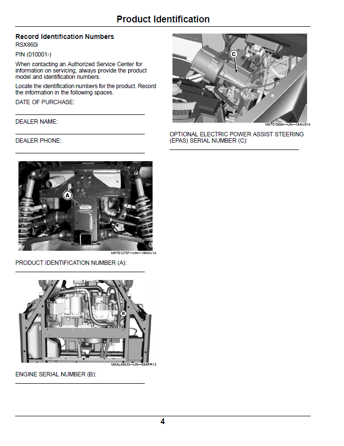 Official John Deere RSX860i Gator Operator Guide (OMM176282)