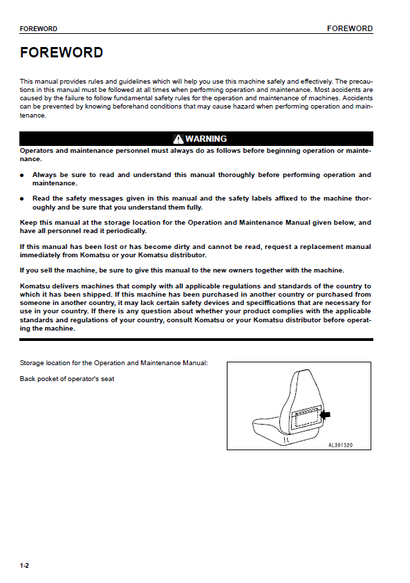 Official Komatsu CD60R-1 Crawler Carrier Service & Maintenance Guide