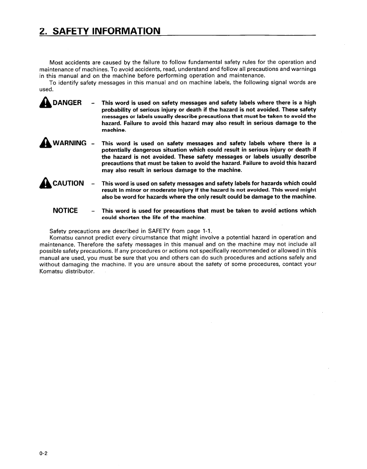 Official Komatsu D275A-2 Bulldozer Maintenance Guide SEAD000303