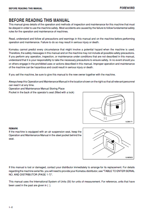 Official Komatsu D39EX-22 / D39PX-22 Dozer Service & Maintenance Guide