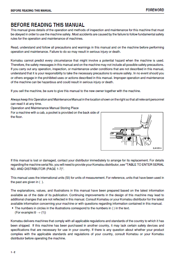 Official Komatsu D65-16 Bulldozer Operation and Maintenance Guide (PDF)