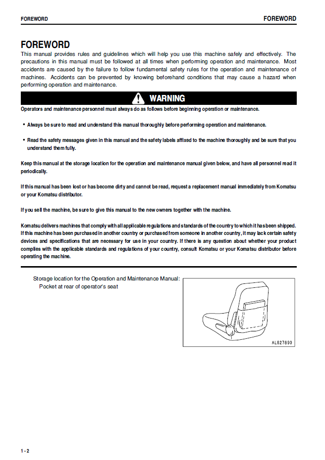 Official Komatsu GALEO GD655-3C Grader Maintenance Guide KEAD037900