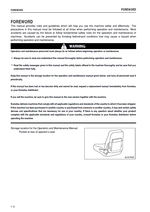 Official Komatsu GD655-3A Operator & Maintenance Guide (PDF)