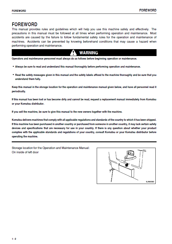 Official Komatsu HM400-1 Operator and Maintenance Manual (PDF)