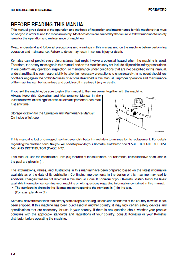 Official Komatsu HM400-2 Dump Truck Operator and Service Guide