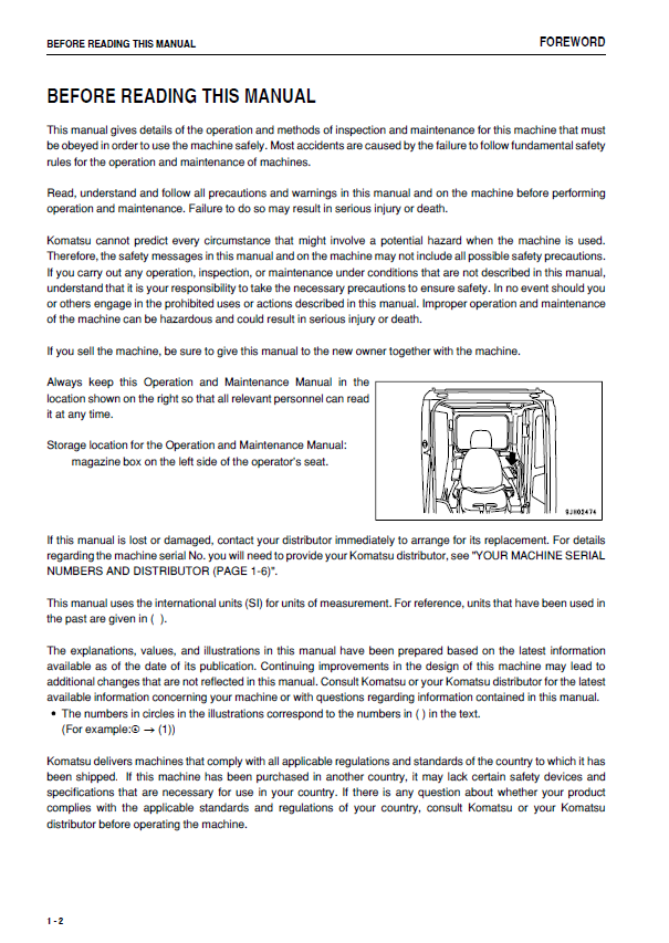 Official Komatsu PC160LC-8 Excavator Service & Maintenance Guide