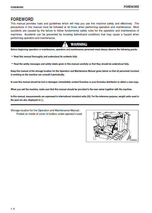 Official Komatsu PC27MR-3 / PC35MR-3 Excavator Service & Maintenance Manual