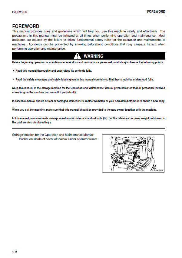 Official Komatsu PC45MR-3 & PC55MR-3 Service and Maintenance Guide