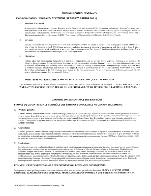 Official Komatsu PC75R-2 Excavator Operator and Maintenance Guide PDF