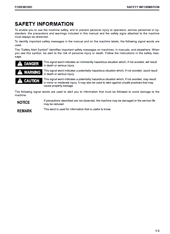 Official Komatsu PC88MR-10 Excavator Service & Operation Guide