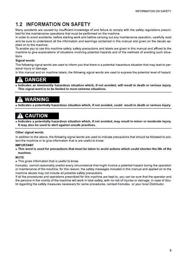 Official Komatsu SK1026-5 Turbo Skid Loader Operation & Maintenance Guide PDF