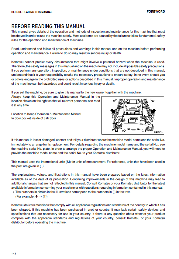 Official Komatsu TEN00478-02 D375A-6 Bulldozer Maintenance Guide