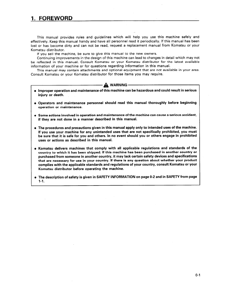 Official Komatsu WA250-3 Loader Service & Maintenance Guide | SEAD007500